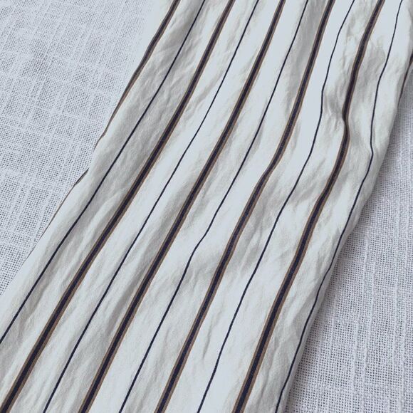 Lush Nordstrom White Jumpsuit Striped Cutout Wide Leg SZ S - Picture 5 of 12